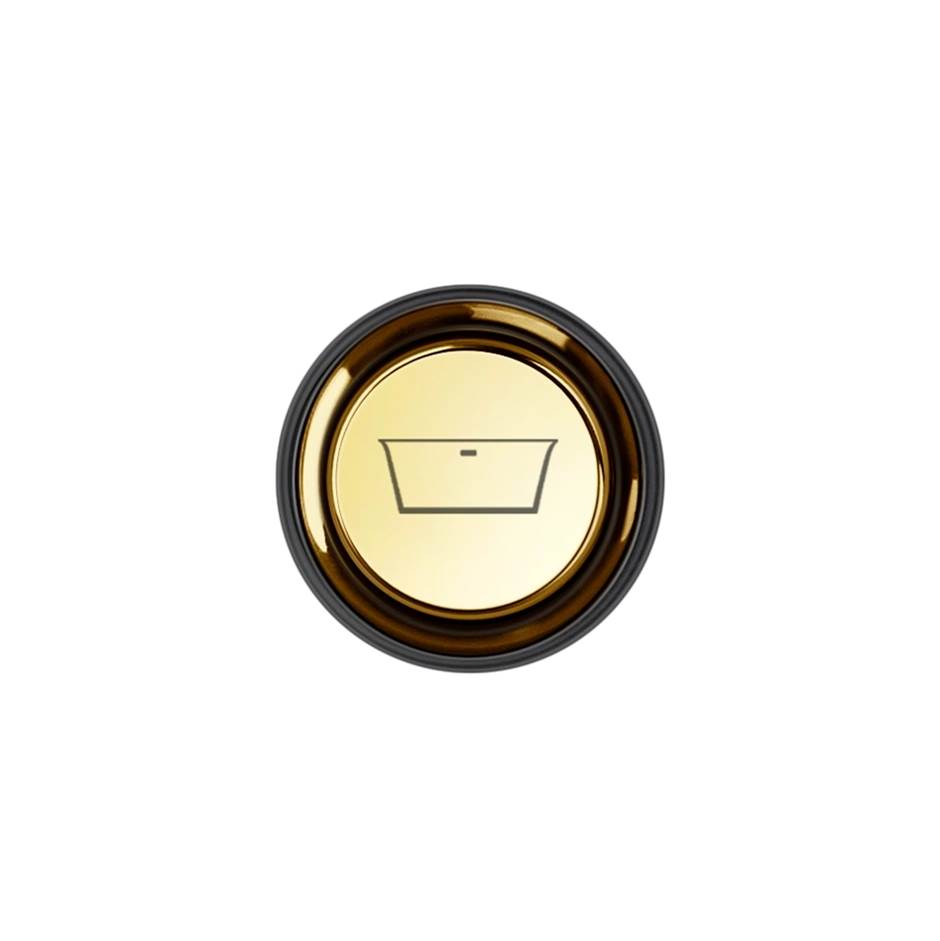 Gessi 03296 Hi Fi Push-Botton Plate With Bathtub Symbol. For Hi-Fi Eclectic.
