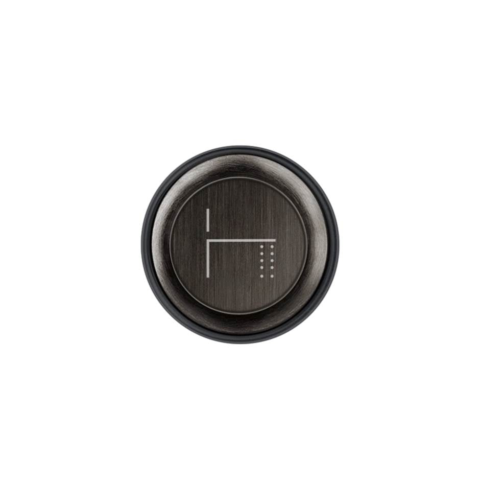 Gessi 03298 Hi Fi Push-Botton Plate With Foot Spout Symbol. For Hi-Fi Eclectic.