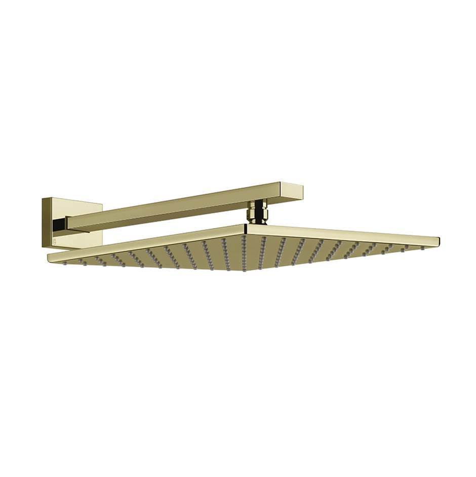 Gessi 15185 Inverso Wall-Mounted Adjustable and Antilimestone Showerhead 11-13/16" X 11-13/16"