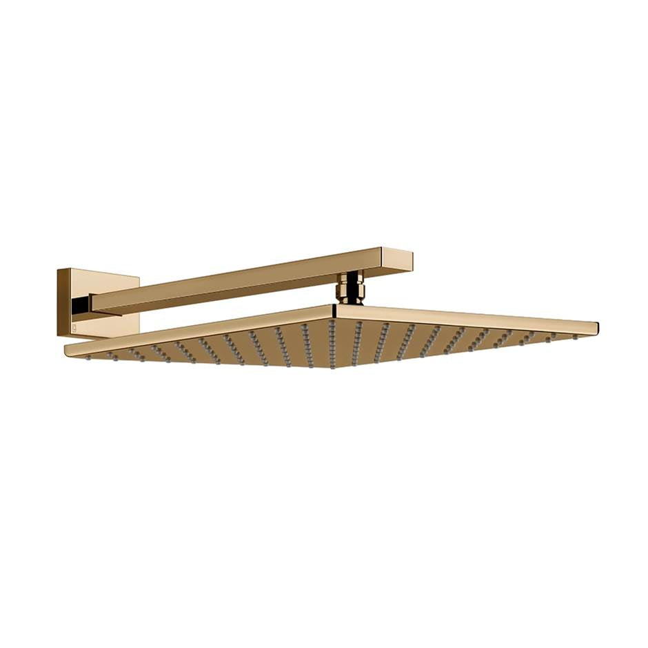 Gessi 15185 Inverso Wall-Mounted Adjustable and Antilimestone Showerhead 11-13/16" X 11-13/16"