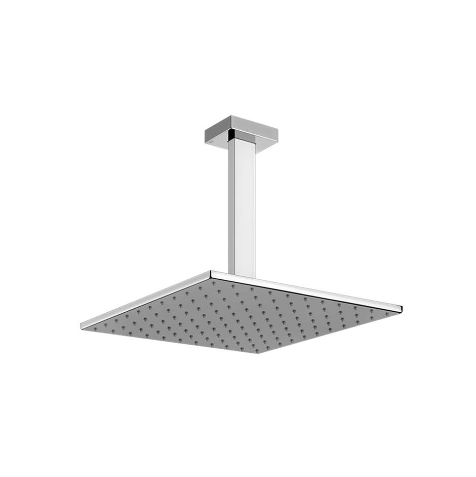 Gessi 15186 Inverso Ceiling-Mounted Adjustable and Antilimestone Showerhead 11-13/16" X 11-13/16"