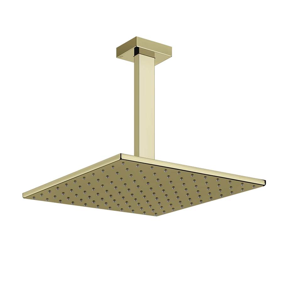 Gessi 15186 Inverso Ceiling-Mounted Adjustable and Antilimestone Showerhead 11-13/16" X 11-13/16"