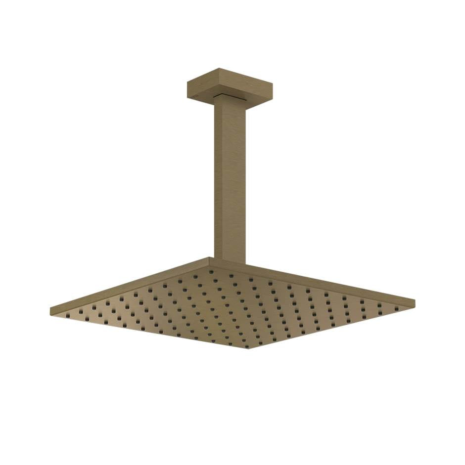 Gessi 15186 Inverso Ceiling-Mounted Adjustable and Antilimestone Showerhead 11-13/16" X 11-13/16"