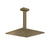 Gessi 15186 Inverso Ceiling-Mounted Adjustable and Antilimestone Showerhead 11-13/16" X 11-13/16"
