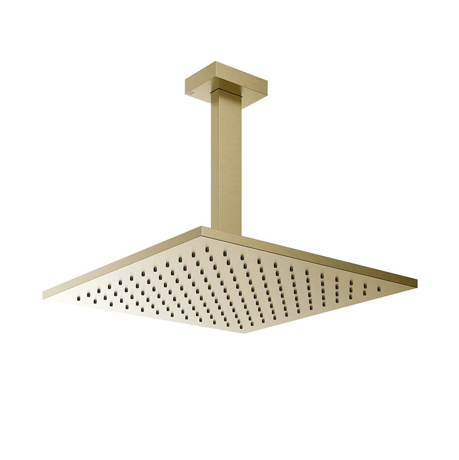 Gessi 15186 Inverso Ceiling-Mounted Adjustable and Antilimestone Showerhead 11-13/16" X 11-13/16"