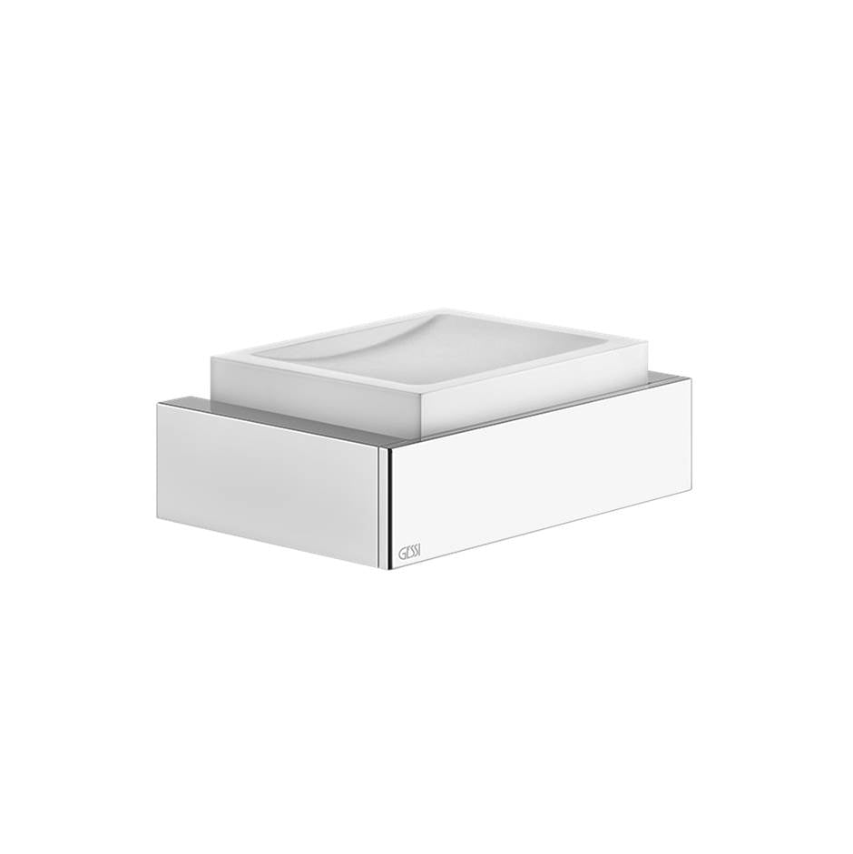 Gessi 20801 Inverso Wall-Mounted Soap Dish, White