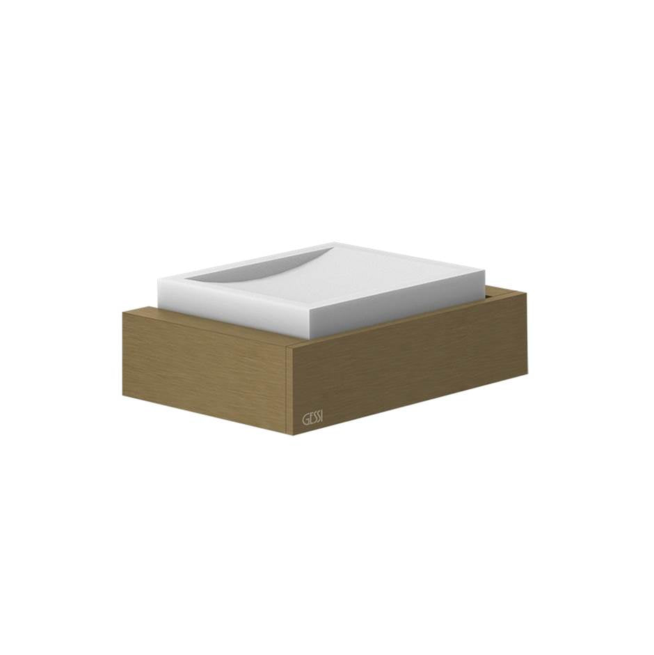 Gessi 20801 Inverso Wall-Mounted Soap Dish, White