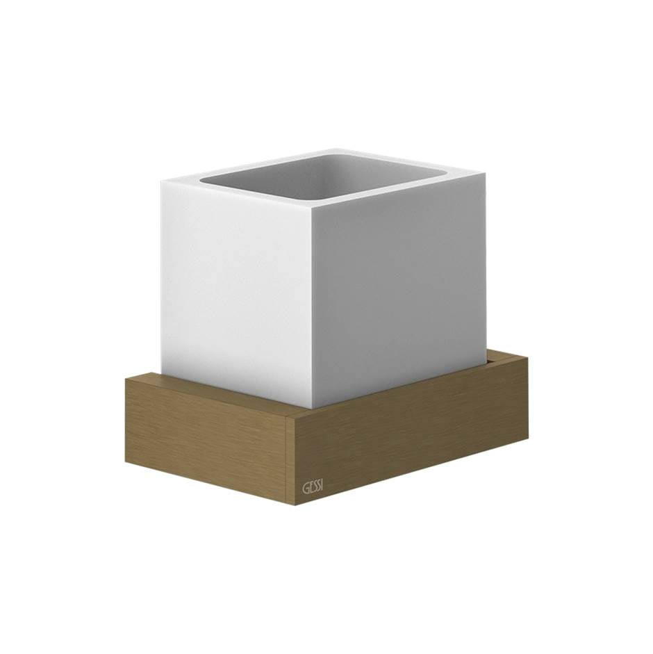 Gessi 20807 Inverso Wall-Mounted Holder, White