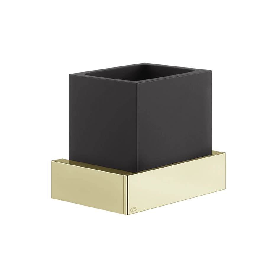 Gessi 20808 Inverso Wall-Mounted Holder, Black
