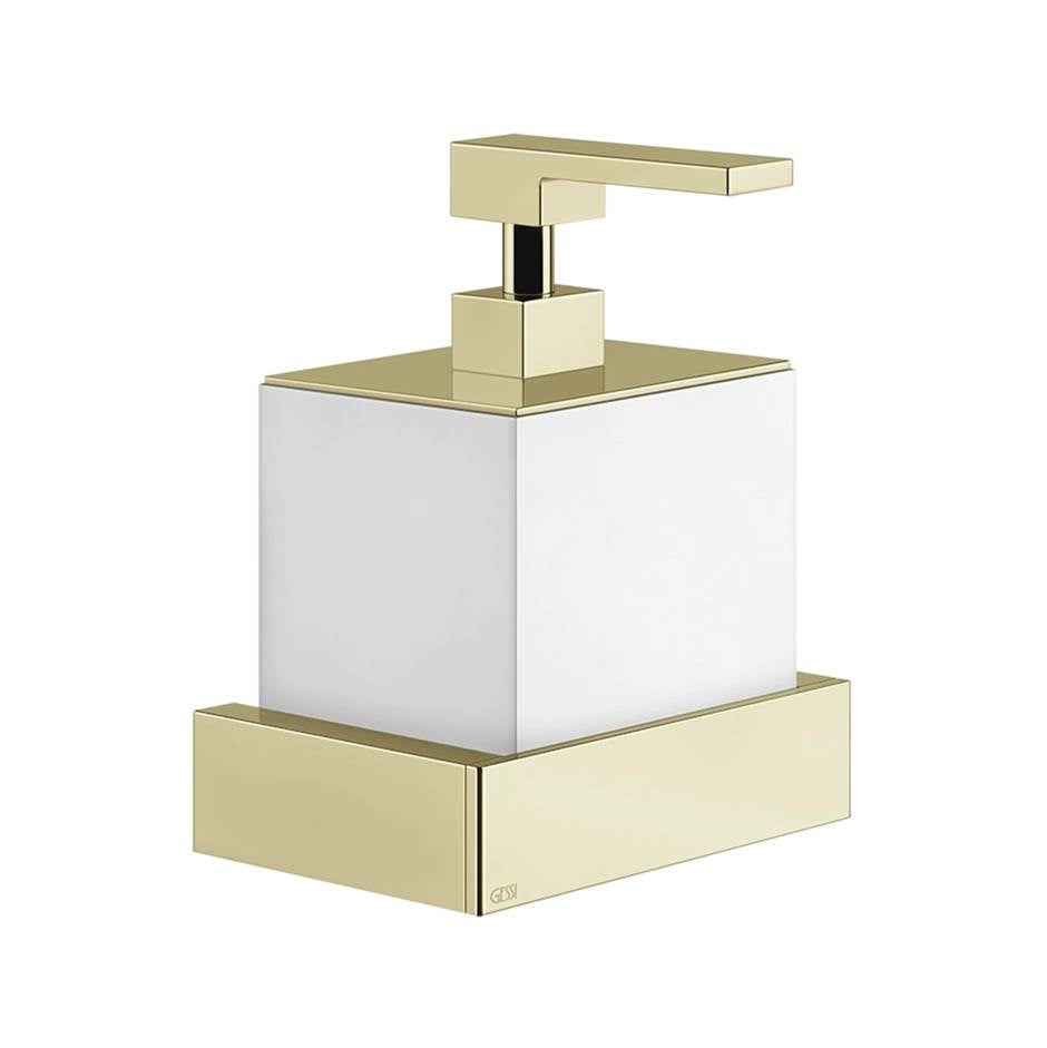 Gessi 20813 Inverso Wall-Mounted Liquid Soap Dispenser , White