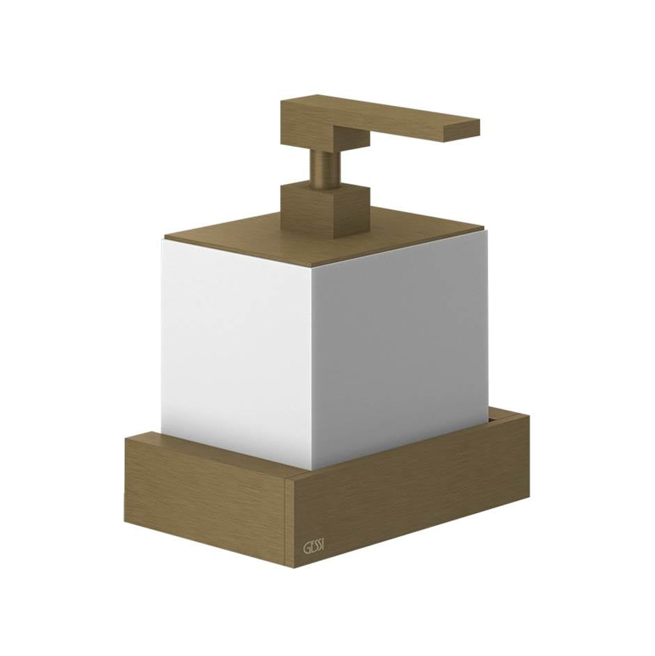 Gessi 20813 Inverso Wall-Mounted Liquid Soap Dispenser , White