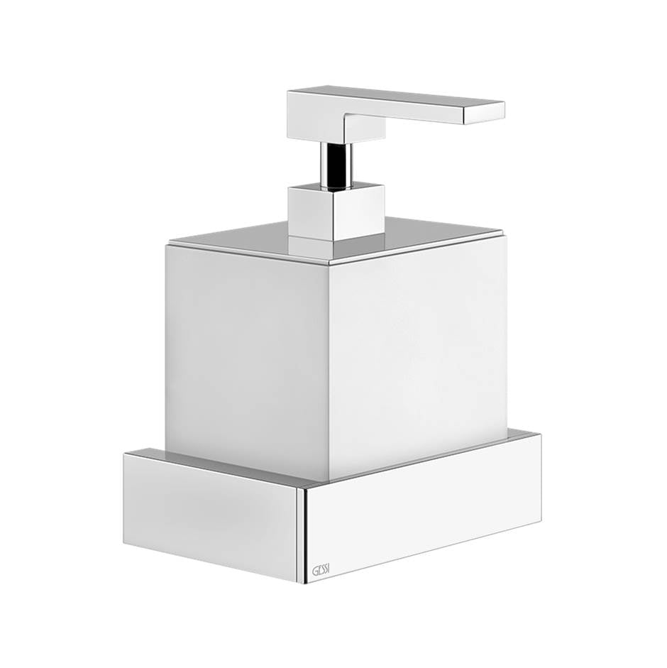 Gessi 20813 Inverso Wall-Mounted Liquid Soap Dispenser , White