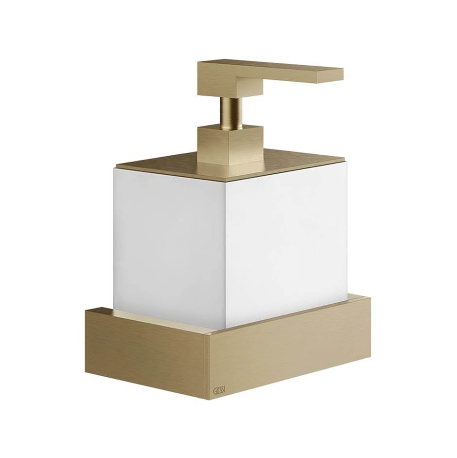 Gessi 20813 Inverso Wall-Mounted Liquid Soap Dispenser , White
