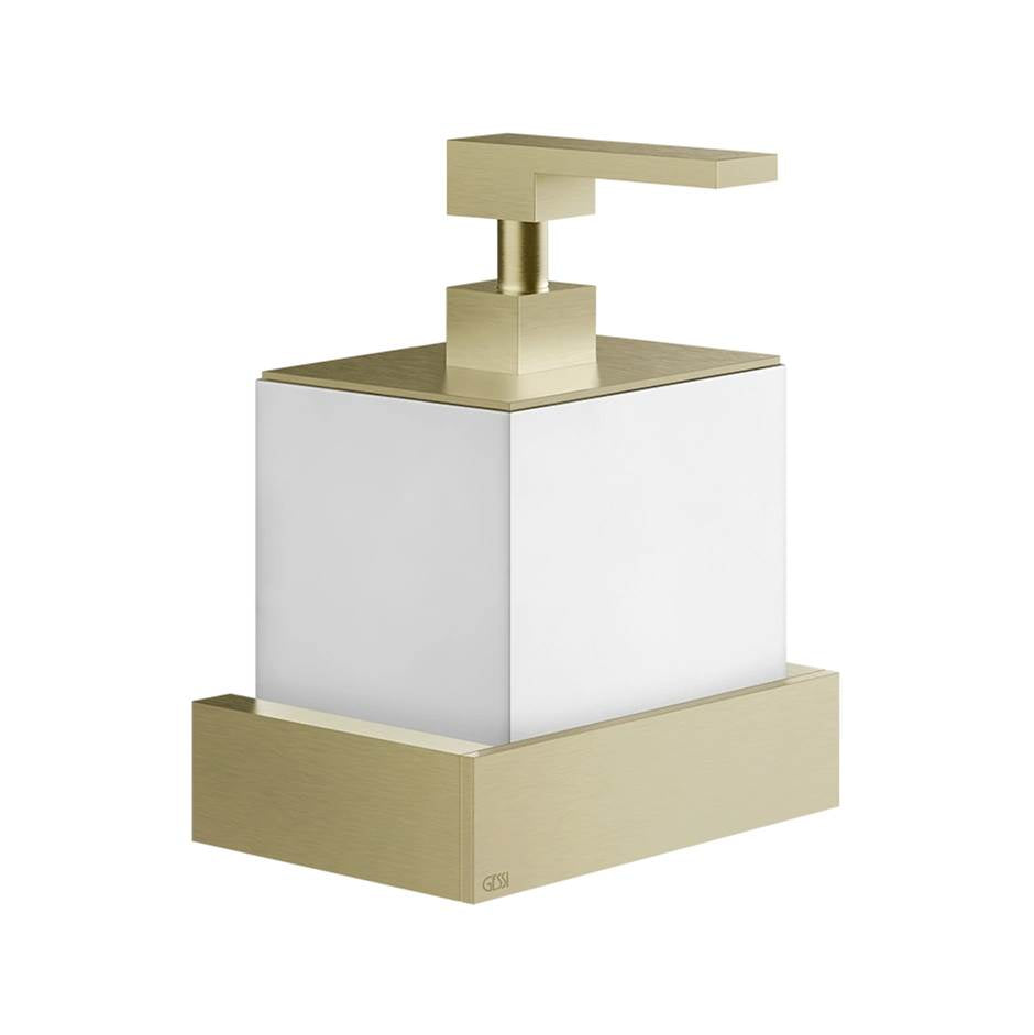 Gessi 20813 Inverso Wall-Mounted Liquid Soap Dispenser , White