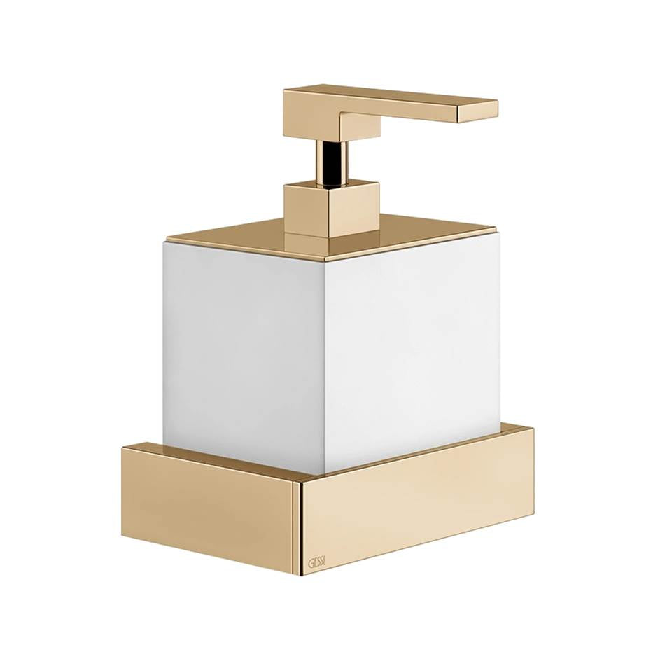 Gessi 20813 Inverso Wall-Mounted Liquid Soap Dispenser , White
