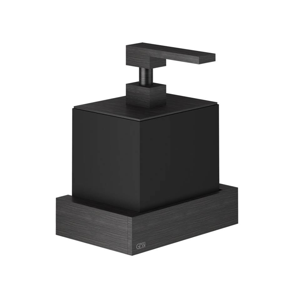 Gessi 20814 Inverso Wall-Mounted Liquid Soap Dispenser - Black - Parent