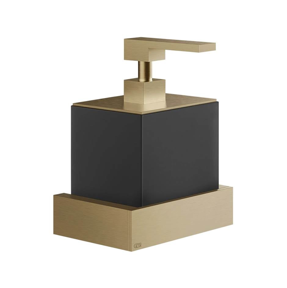 Gessi 20814 Inverso Wall-Mounted Liquid Soap Dispenser - Black
