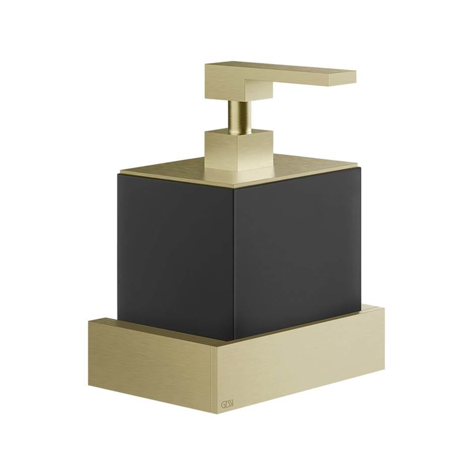 Gessi 20814 Inverso Wall-Mounted Liquid Soap Dispenser - Black