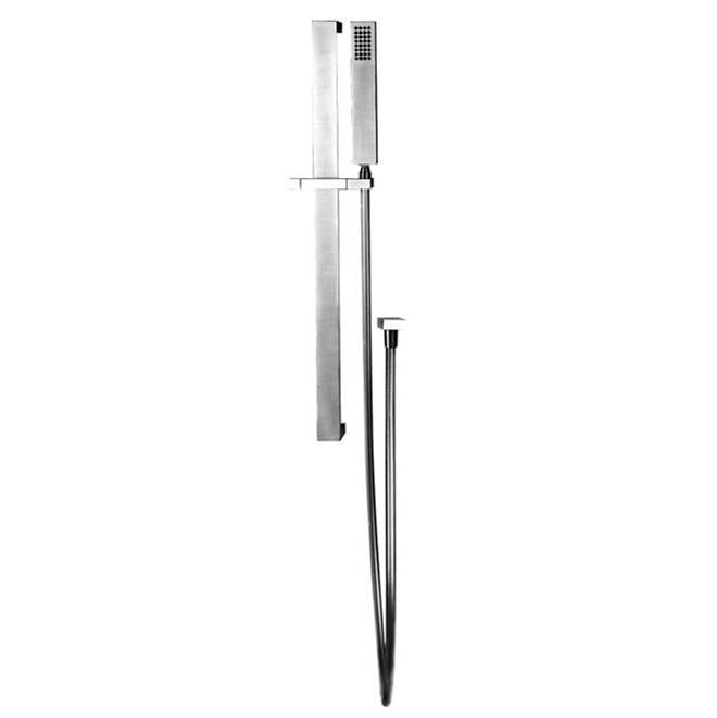 Gessi 26642 Rettangolo Handshower and Adjustable Sliding Rail Set