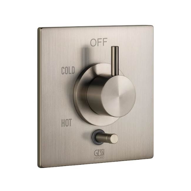 Gessi 29674 Emporio Trim Parts Only External Parts For Pressure Balance With 2-Way Diverter