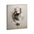 Gessi 29674 Emporio Trim Parts Only External Parts For Pressure Balance With 2-Way Diverter