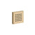 Gessi 32973 Inverso Square Body Spray