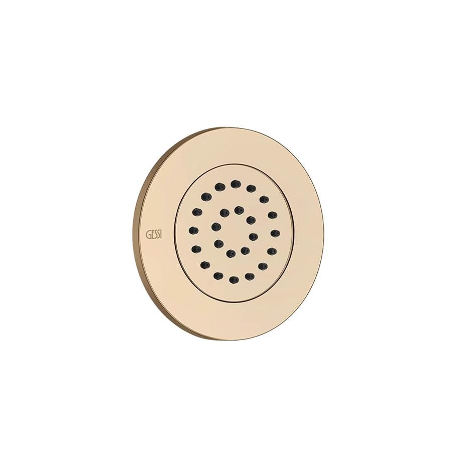 Gessi 32982 Ventaglio Trim Parts Only Round In-Wall Pivotable Body Spray