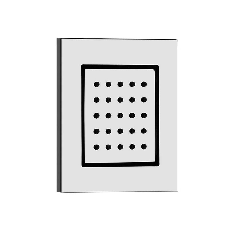 Gessi 32984 Inverso Trim Parts Only Square In-Wall Pivotable Body Spray