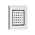 Gessi 32984 Inverso Trim Parts Only Square In-Wall Pivotable Body Spray
