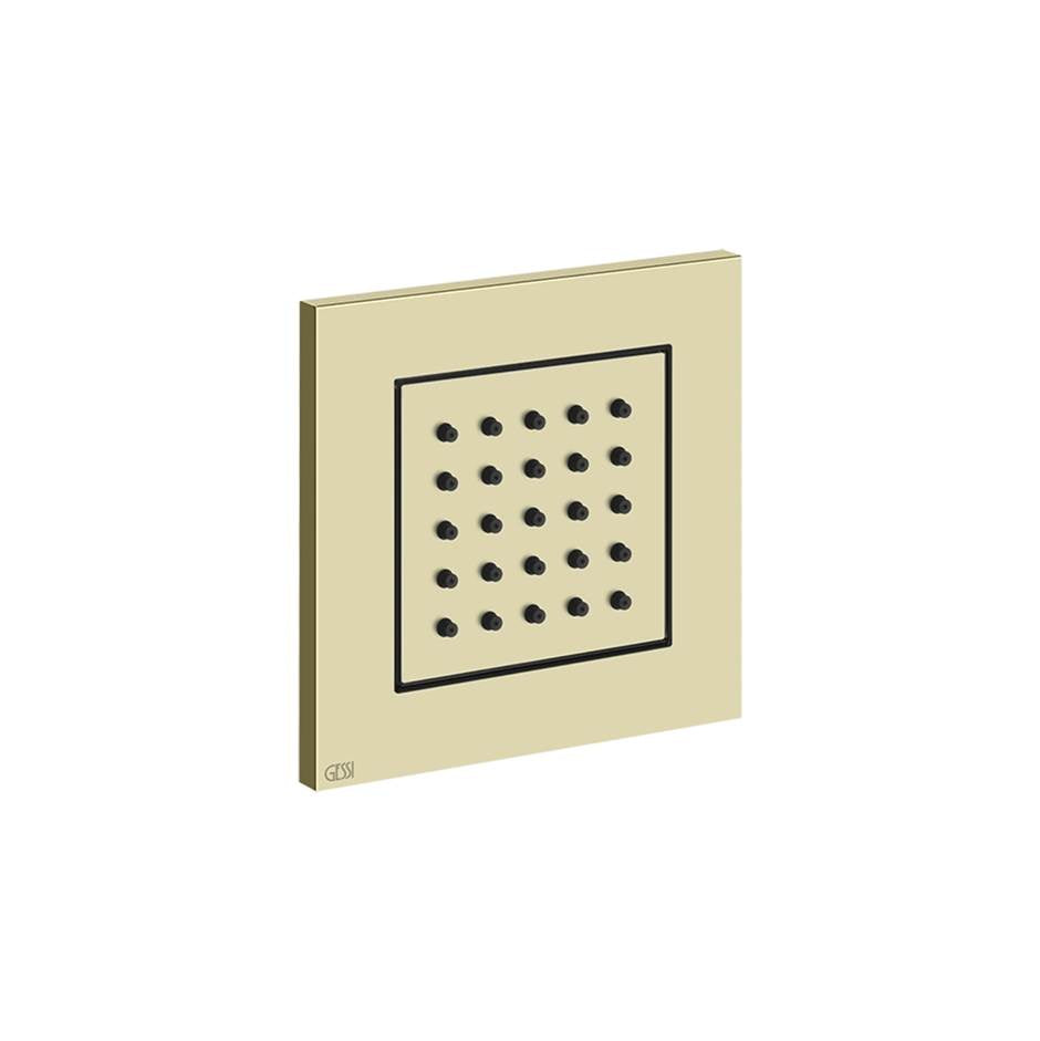Gessi 32984 Inverso Trim Parts Only Square In-Wall Pivotable Body Spray