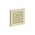 Gessi 32984 Inverso Trim Parts Only Square In-Wall Pivotable Body Spray