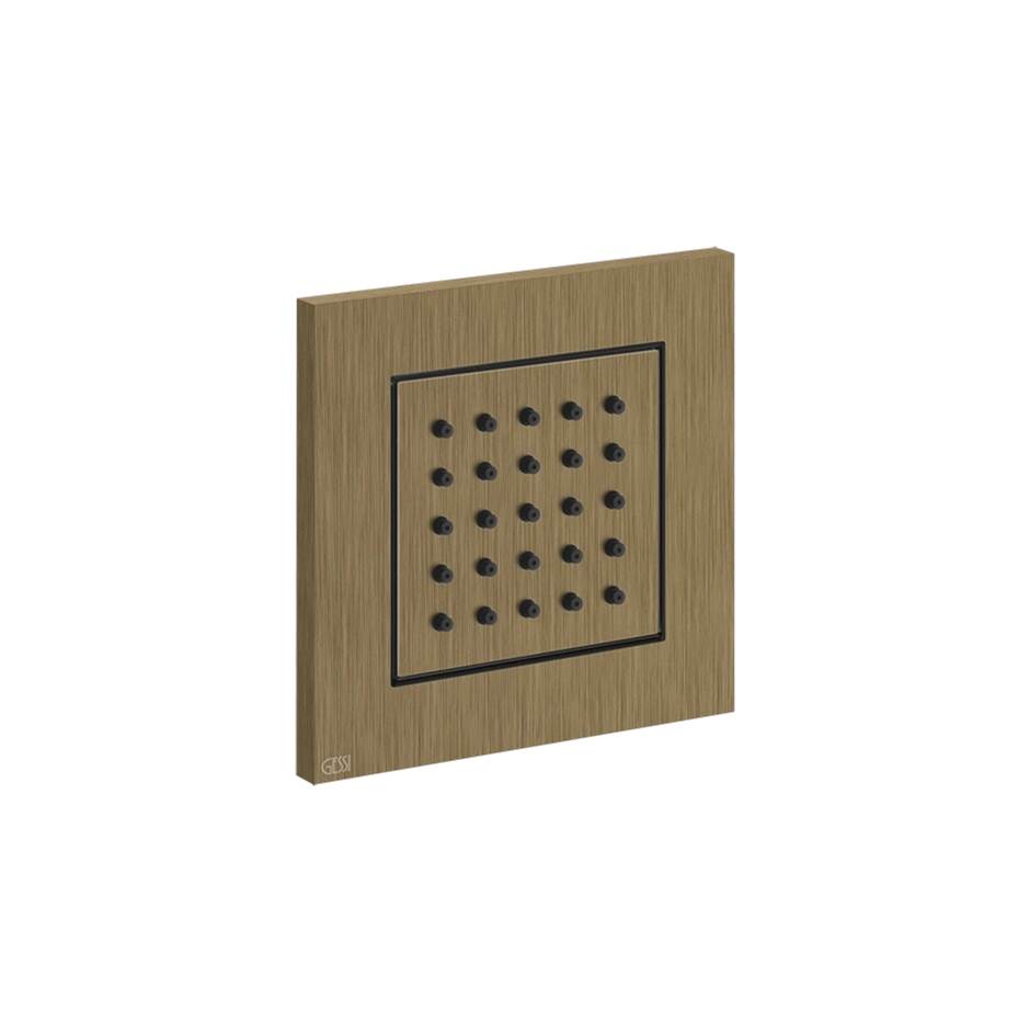 Gessi 32984 Inverso Trim Parts Only Square In-Wall Pivotable Body Spray