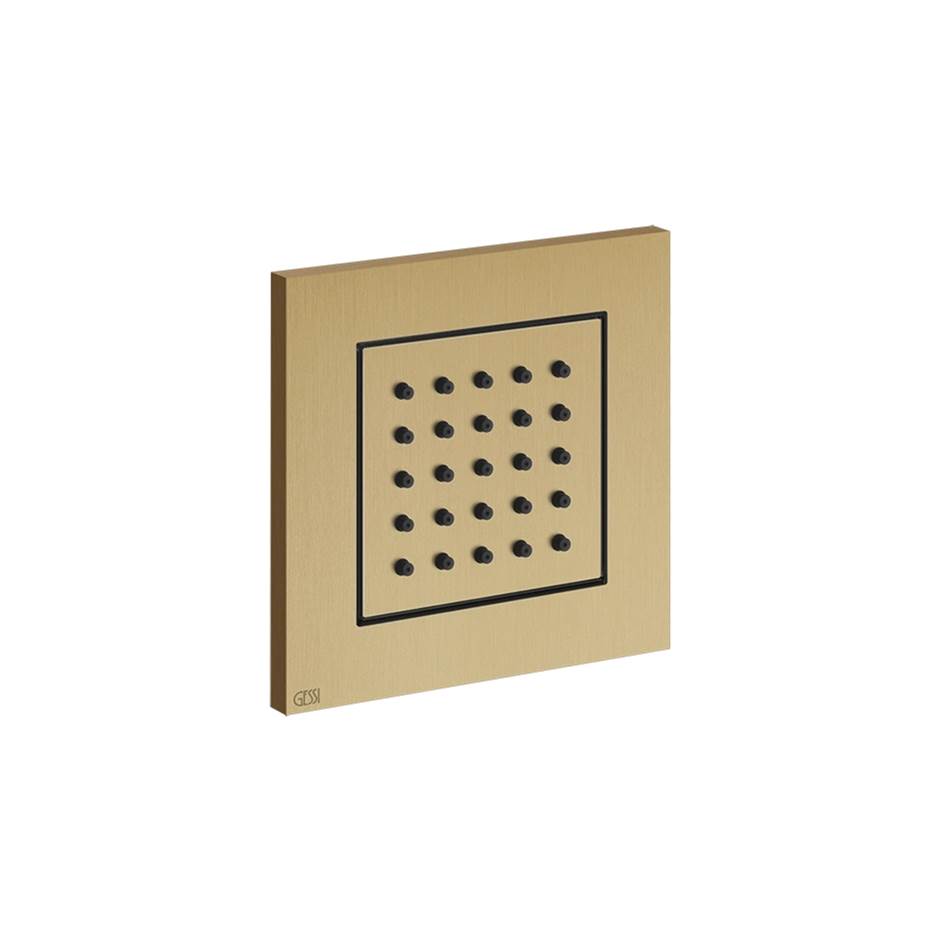 Gessi 32984 Inverso Trim Parts Only Square In-Wall Pivotable Body Spray