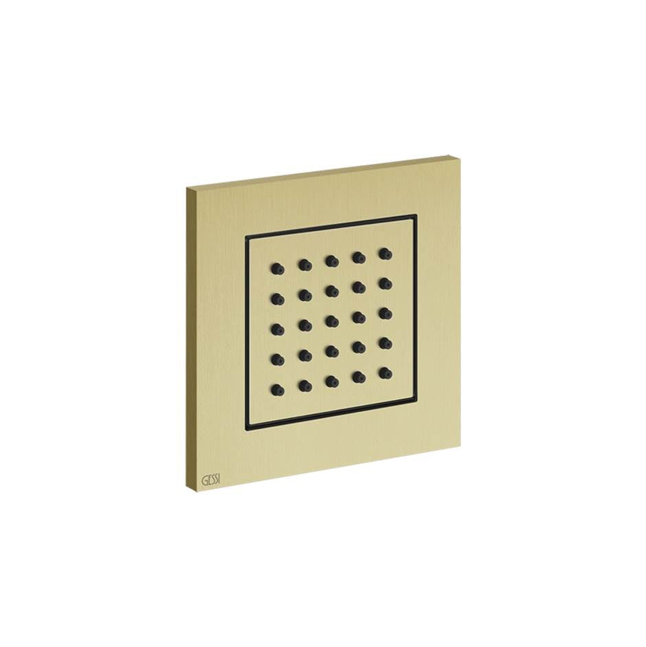 Gessi 32984 Inverso Trim Parts Only Square In-Wall Pivotable Body Spray