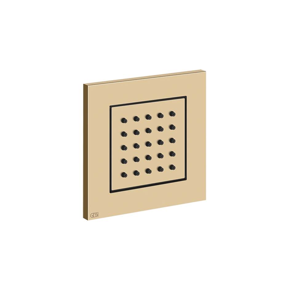Gessi 32984 Inverso Trim Parts Only Square In-Wall Pivotable Body Spray