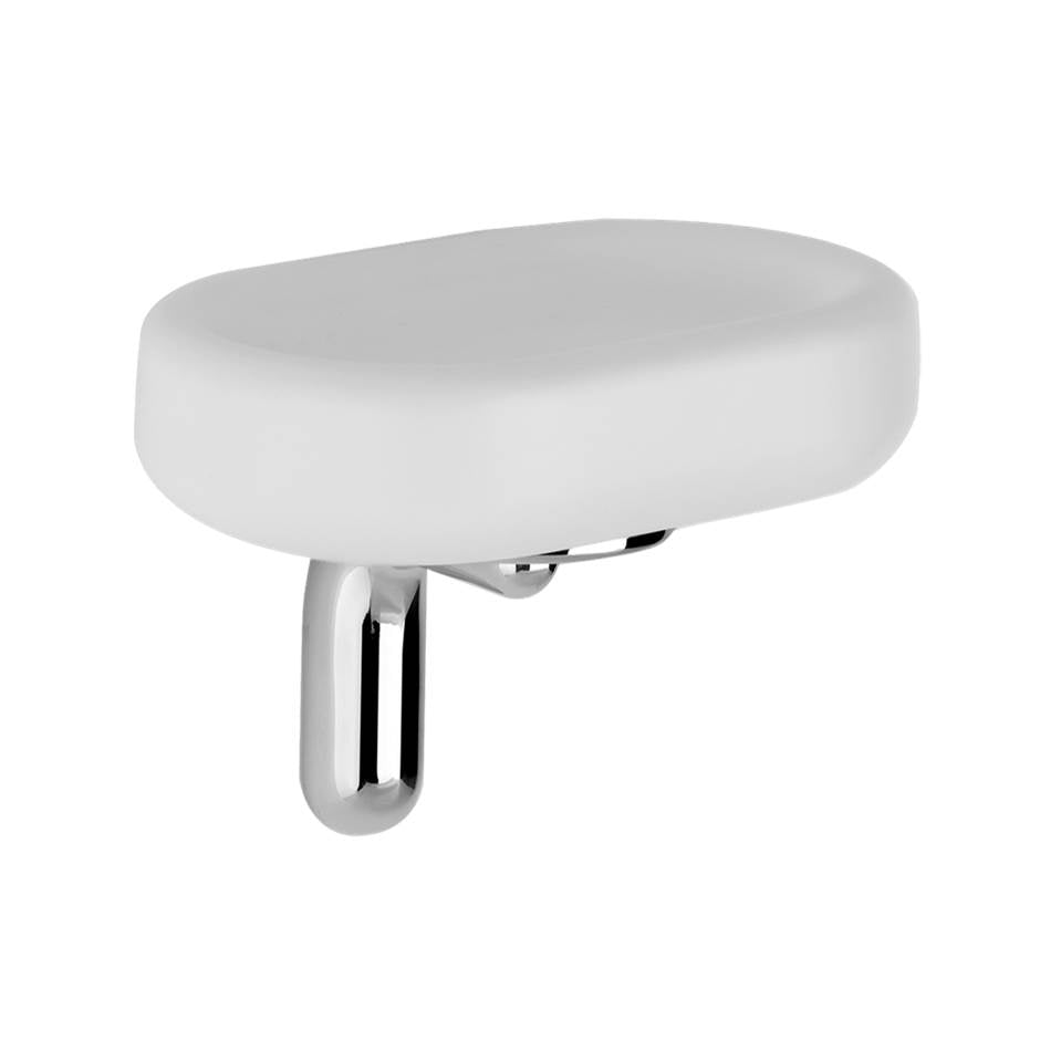 Gessi 38001 Goccia Wall-Mounted Soap Dish, White