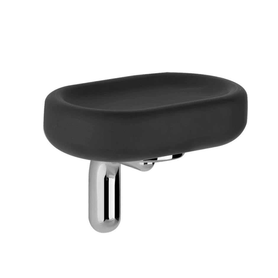 Gessi 38002 Goccia Wall-Mounted Soap Dish, Black