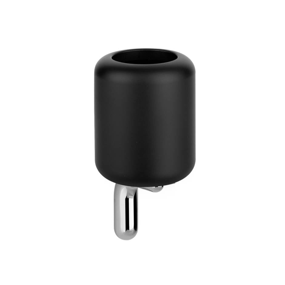 Gessi 38008 Goccia Wall-Mounted Holder, Black