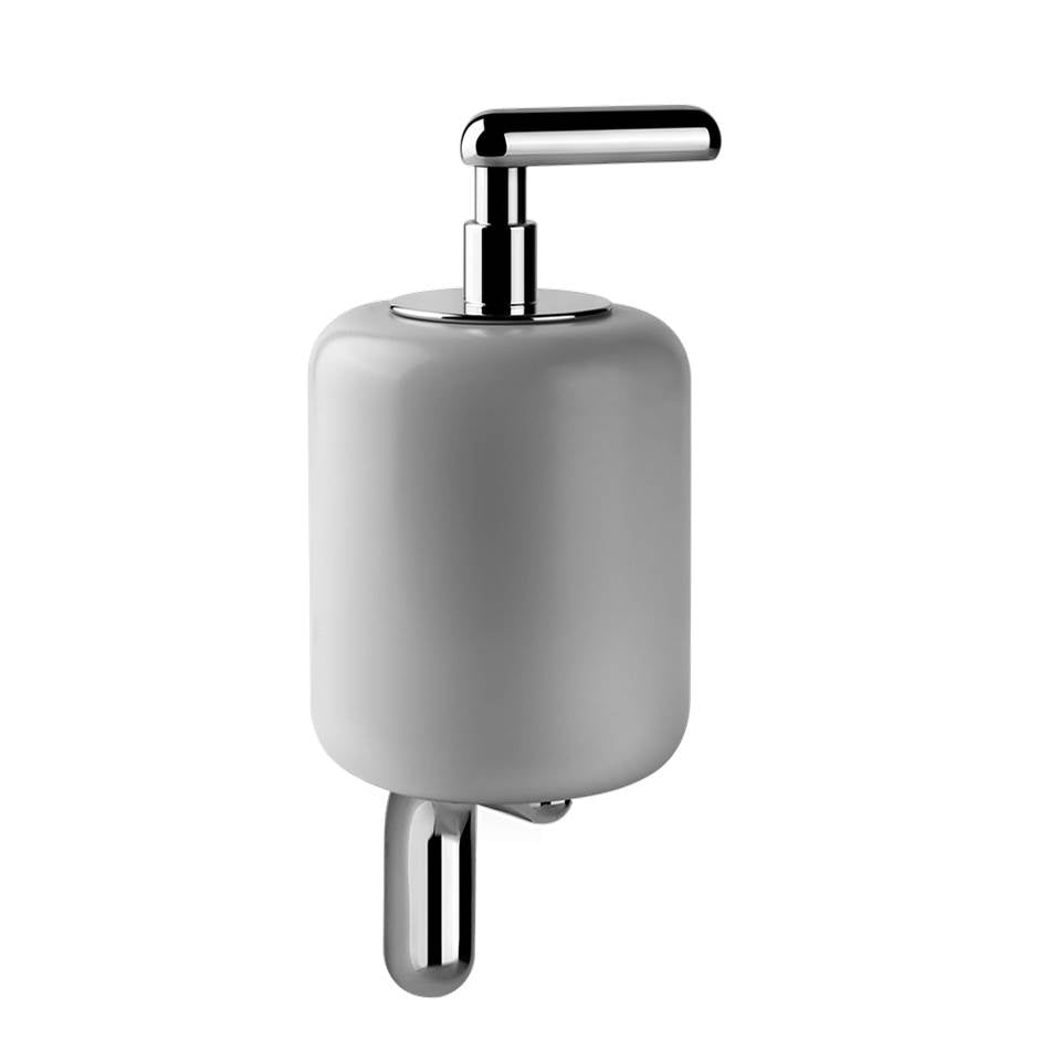 Gessi 38013 Goccia Wall-Mounted Liquid Soap Dispenser , White
