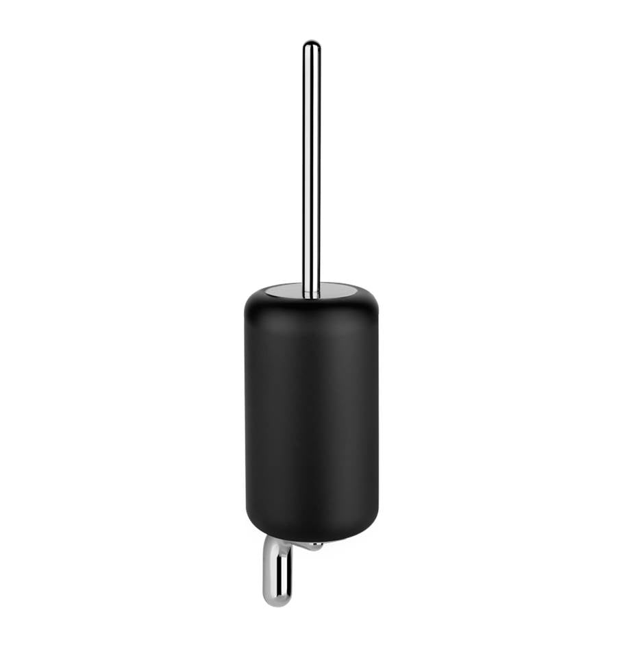 Gessi 38020 Goccia Wall-Mounted Brush Holder, Black