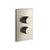 Gessi 38798 Emporio Trim Parts Only External Parts For 2-Way Thermostatic Diverter and Volume Control