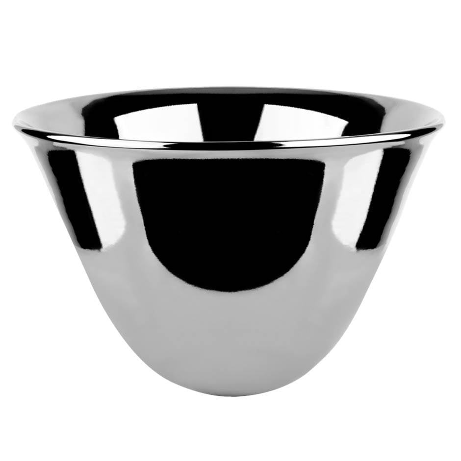 Gessi 39135-519 Goccia Counter Washbasin In Bright Platinum Gres Without Overflow Waste