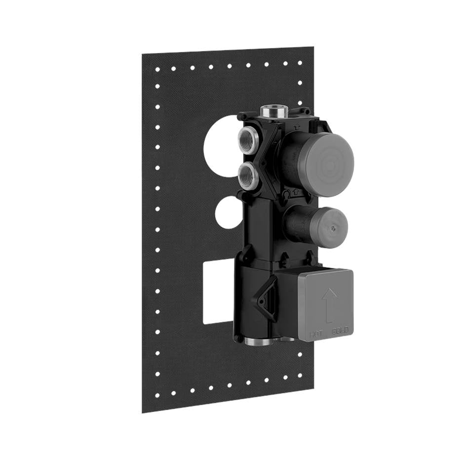 Gessi 39601-031 Inverso In-Wall Thermostatic Rough Valve With 5-Way Diverter