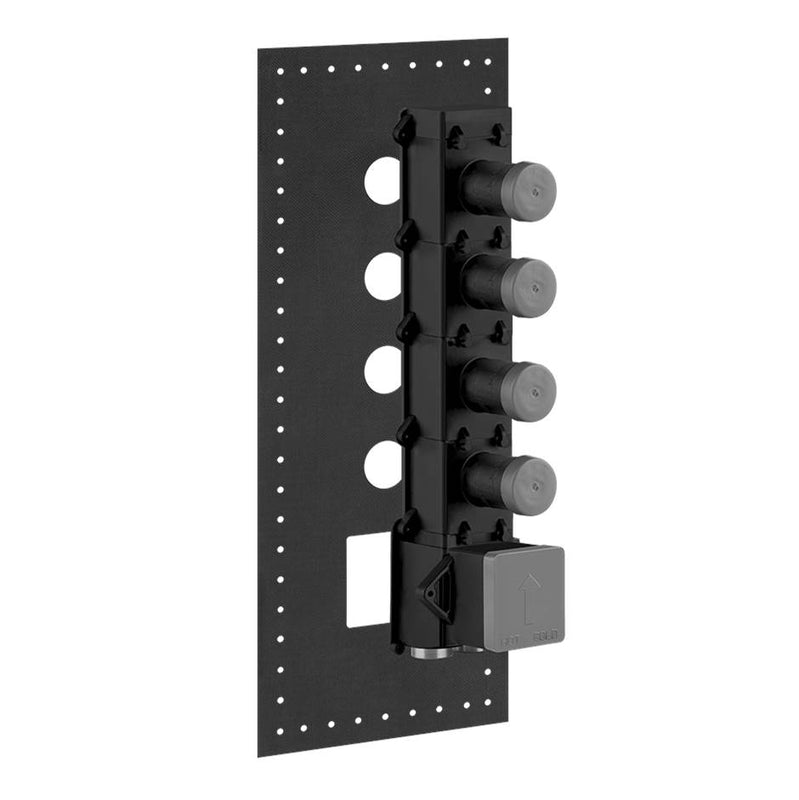 Gessi 39699-031 Inverso In-Wall Thermostatic Rough Valve With 4 Volume Controls