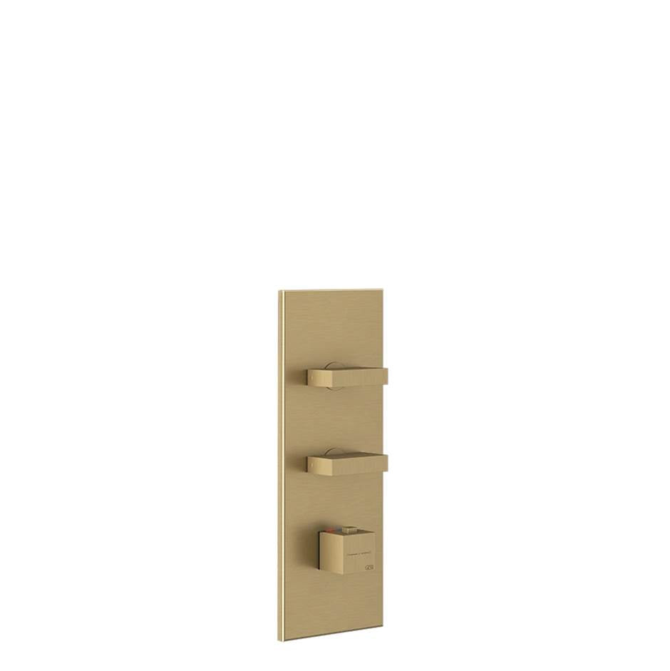 Gessi 39712 Inverso Trim Parts Only External Parts For Thermostatic With 2 Volume Controls - Parent