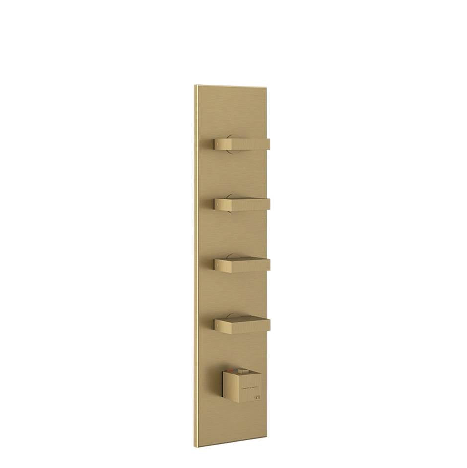 Gessi 39716 Inverso Trim Parts Only External Parts For Thermostatic With 4 Volume Controls - Parent
