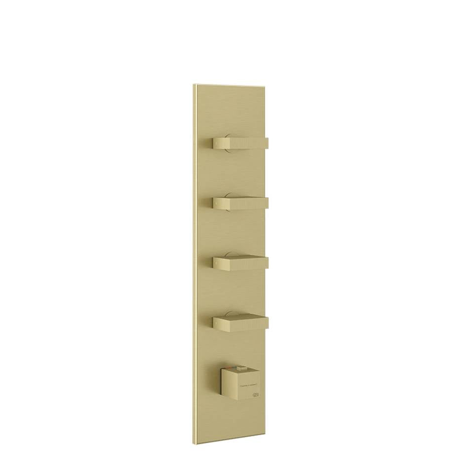 Gessi 39716 Inverso Trim Parts Only External Parts For Thermostatic With 4 Volume Controls