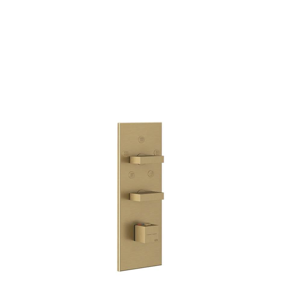 Gessi 39720 Inverso Trim Parts Only External Parts For 5-Way Thermostatic Diverter With Volume Control