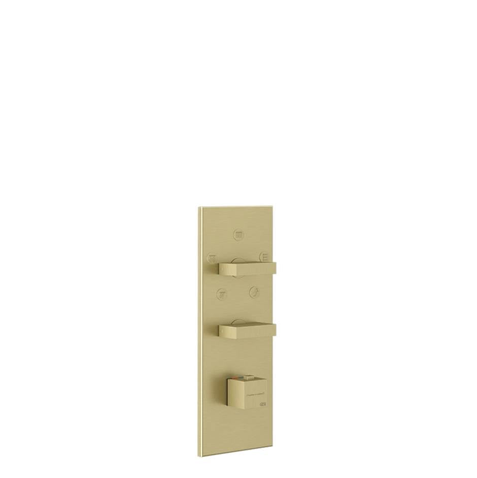Gessi 39720 Inverso Trim Parts Only External Parts For 5-Way Thermostatic Diverter With Volume Control
