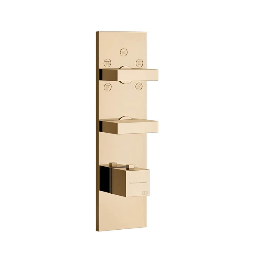 Gessi 39720 Inverso Trim Parts Only External Parts For 5-Way Thermostatic Diverter With Volume Control